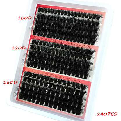 5D Fluffy Lash Clusters