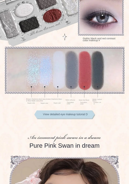 Flower Knows Swan Ballet Eyeshadow Palette