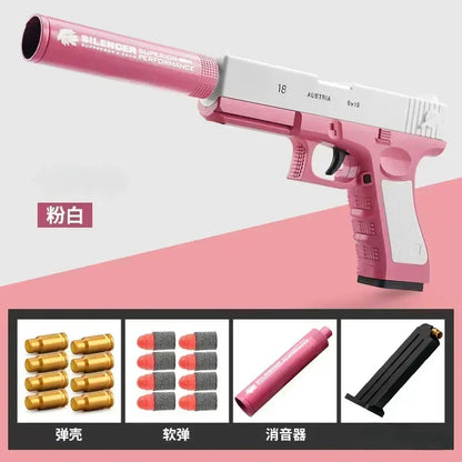 Shell Ejecting Soft Bullet Pistol