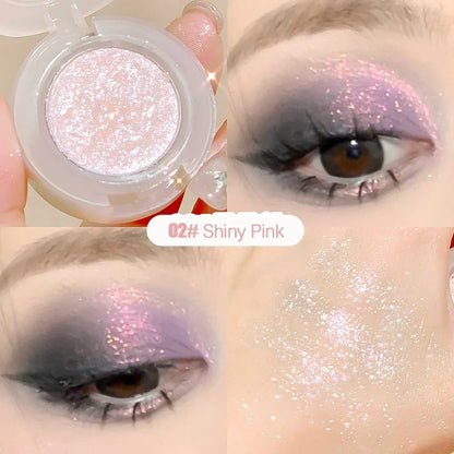 Diamond Glitter Monochrome Eyeshadow – Waterproof Long-Lasting Sparkle