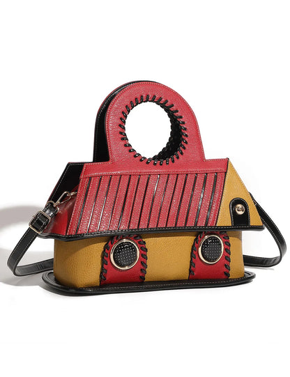 Large Capacity Women’s Leather Purse – Fashion Top Handle & Crossbody Handbag