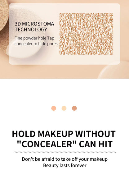 Whitening BB Cream Foundation – Air Cushion Concealer & Brightening Base