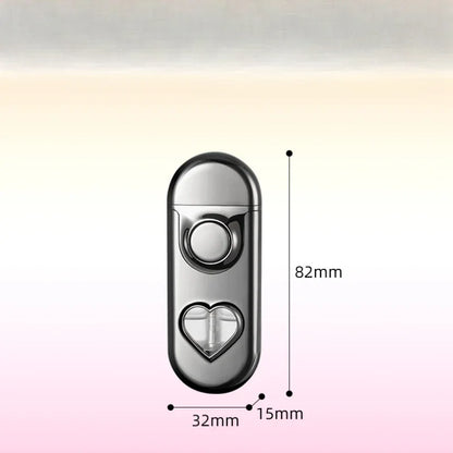 Double Flame LED Butane Metal Lighter