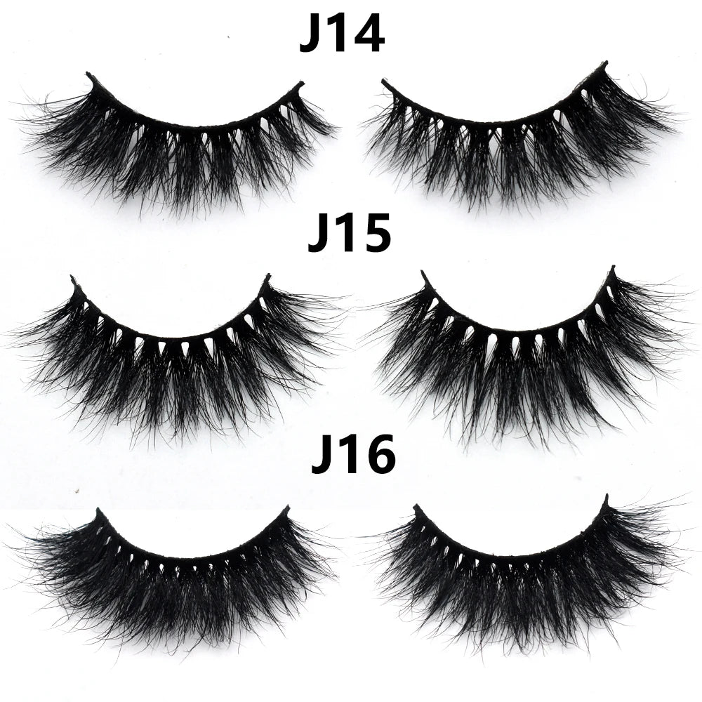 3D Mink False Eyelashes – Fluffy, Wispy & Natural Look