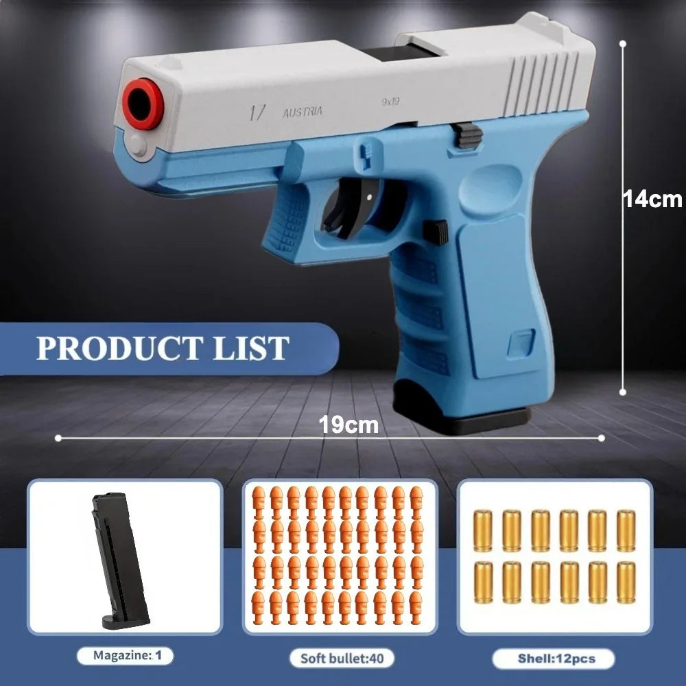 Shell Ejecting Soft Bullet Blaster