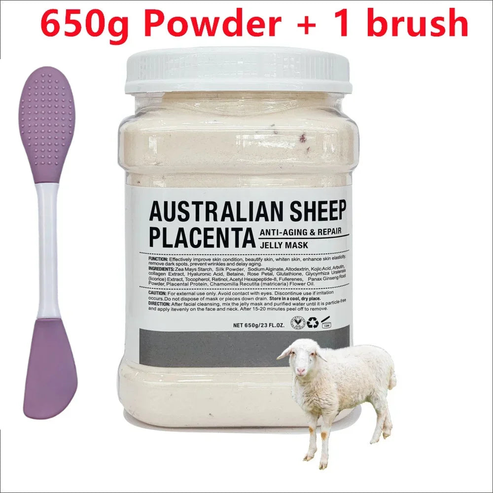 650g Chamomile & Hyaluronic Acid Jelly Mask Powder – Hydrating, Firming & Brightening Facial Treatment 💆‍♀️✨