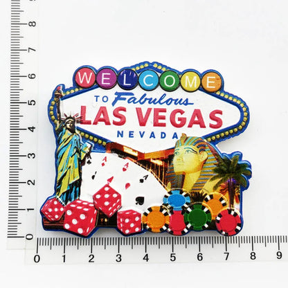Las Vegas Souvenir Fridge Magnet