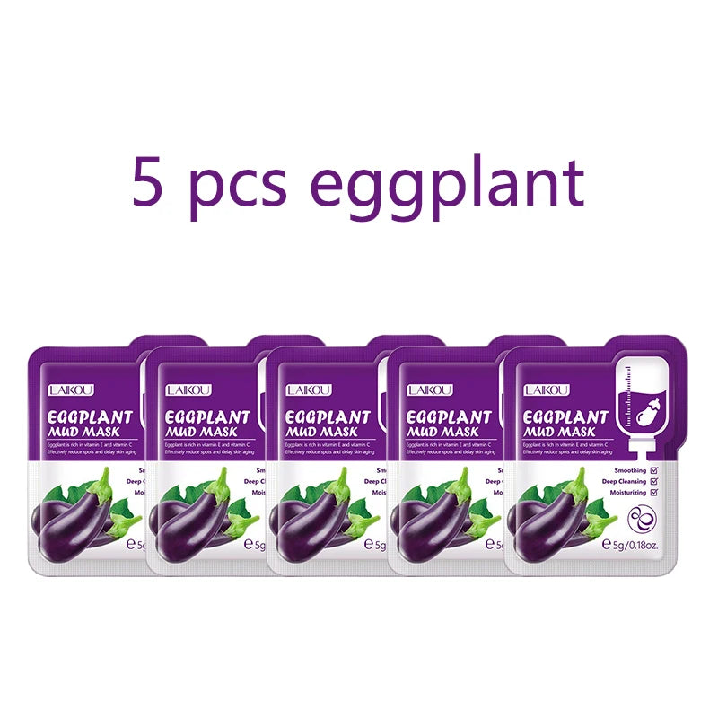 Eggplant Mud Mask Set (5pcs)