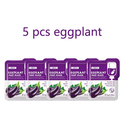 Eggplant Mud Mask Set (5pcs)