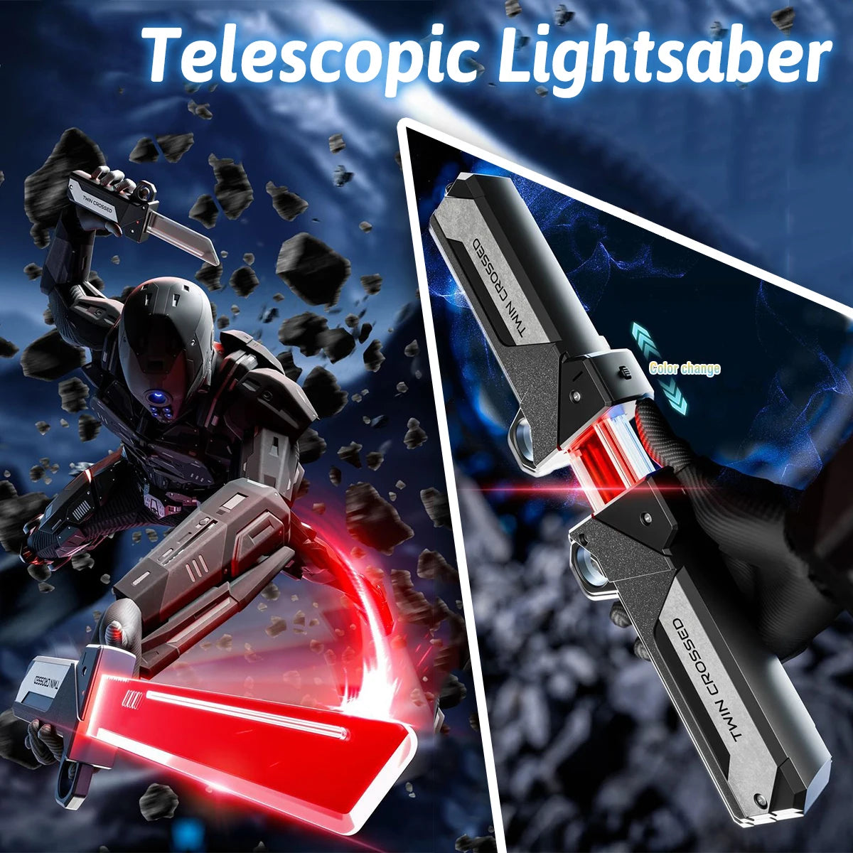 Double-Bladed Light Sword Toy