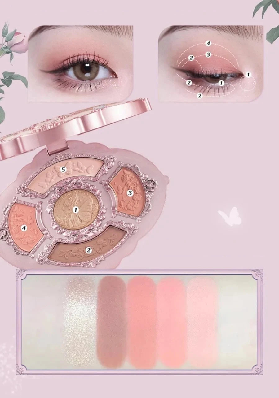 Flower Knows Swan Ballet Eyeshadow Palette
