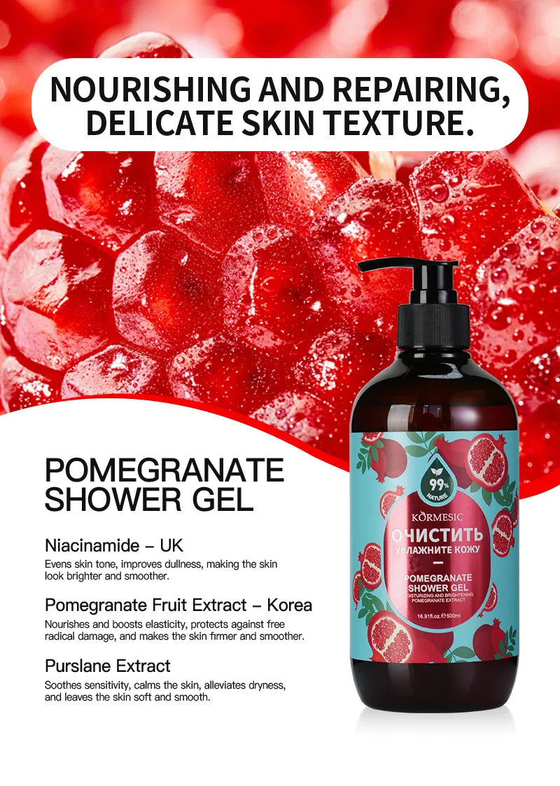 Organic Fruit Infusion Shower Gel