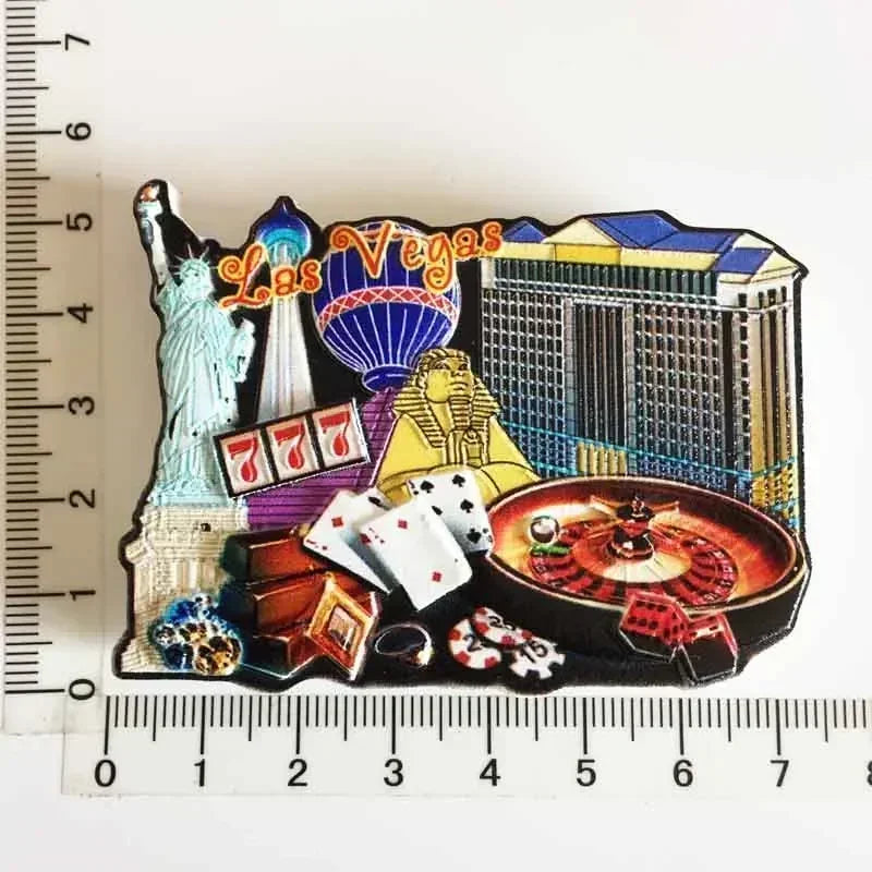 Las Vegas Souvenir Fridge Magnet
