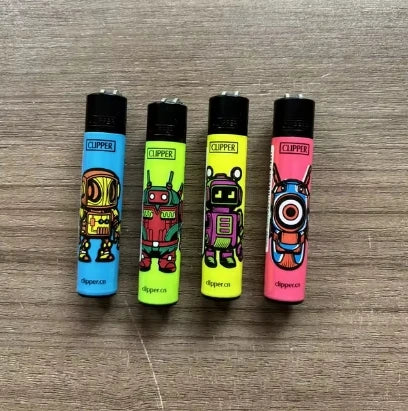 Original Clipper-Style Gas Lighter Set – 4-Piece Boxed Collection