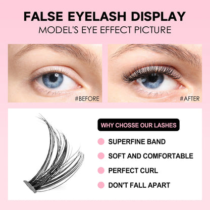 DIY Lash Extension Kit – 200PCS Cluster Lashes Set