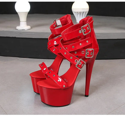 Platform Stiletto Heel Sandals