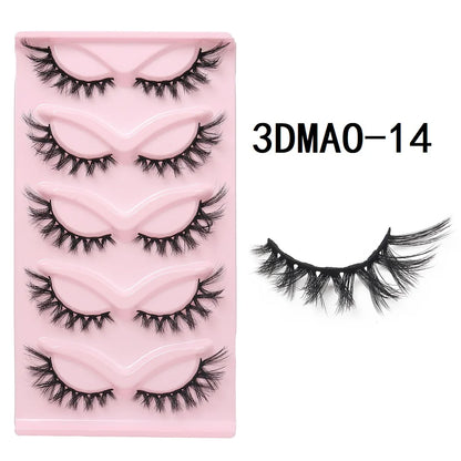 Cat Eye 3D Lashes – Fluffy, Wispy, Manga Magic