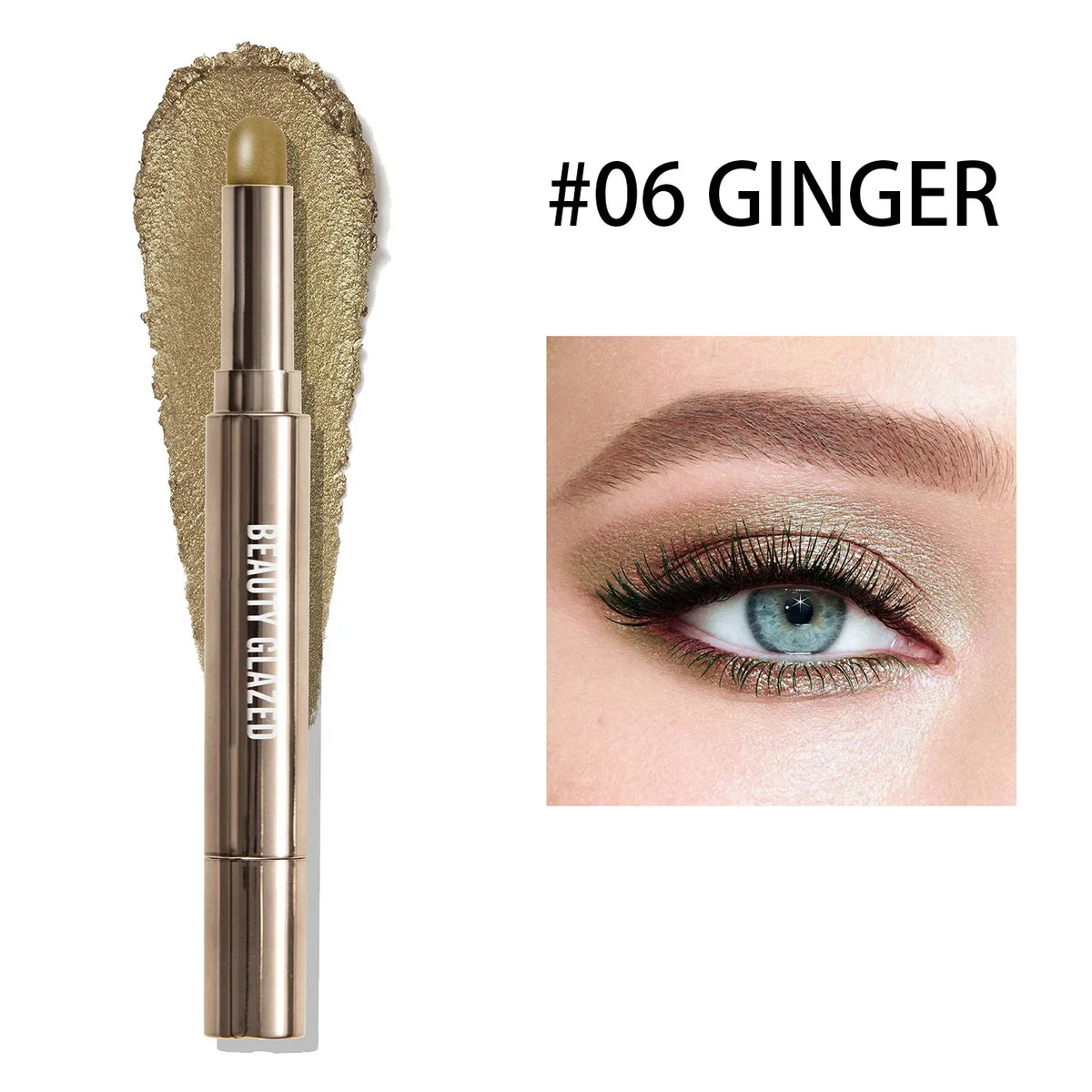 10-Color Double-Ended Eyeshadow Stick Set