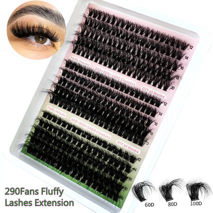 5D Fluffy Lash Clusters