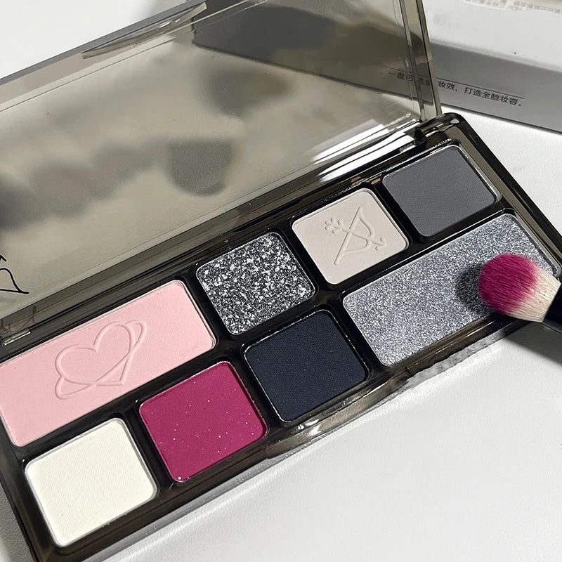 Autumn & Winter Orange Eyeshadow Palette – Matte & Pearlescent Shades for Warm Looks