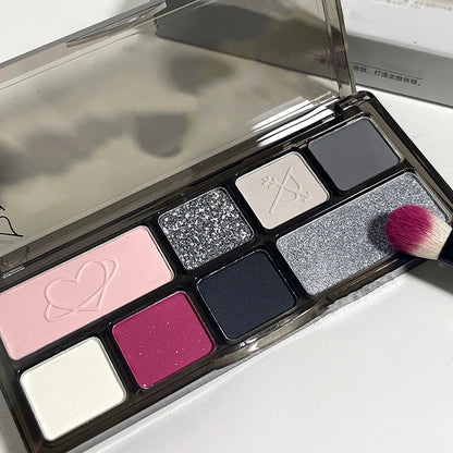 Autumn & Winter Orange Eyeshadow Palette – Matte & Pearlescent Shades for Warm Looks