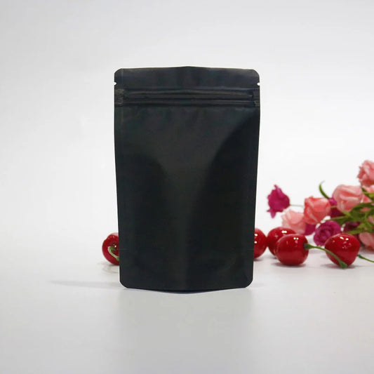 50pcs Custom Printed Resealable Mylar Bags – Stand Up Ziplock Pouches