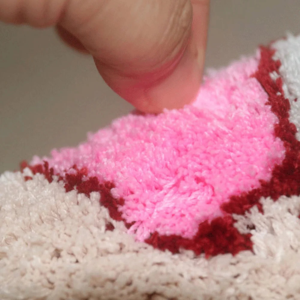 Cute Cartoon Ice Cream Plush Rug