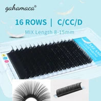 UV Blue & Orange Lash Extensions – Glow Reactive Individual False Lashes for Creative Makeup Looks