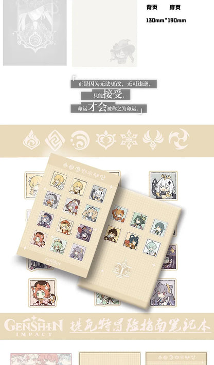 Genshin Impact Mona Notebook – Student Stationery, Cosplay Prop & Collector’s Gift