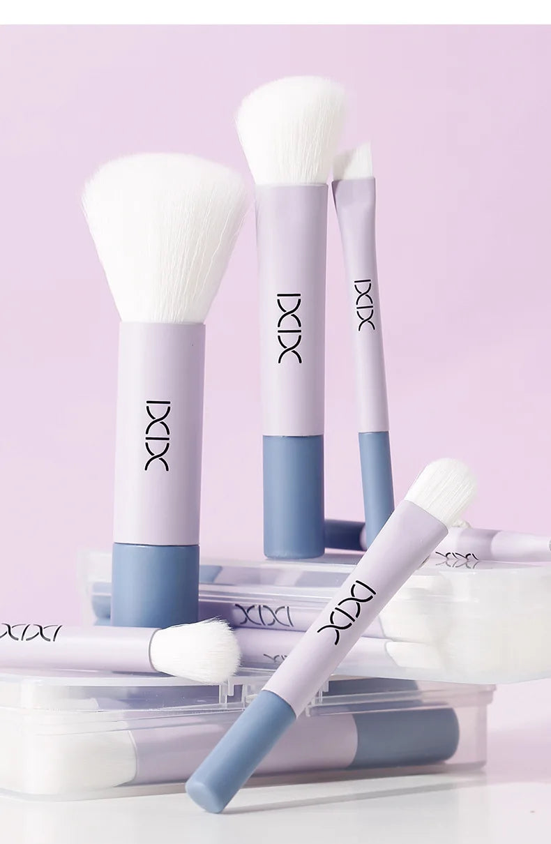 6-Piece Portable Mini Makeup Brush Set