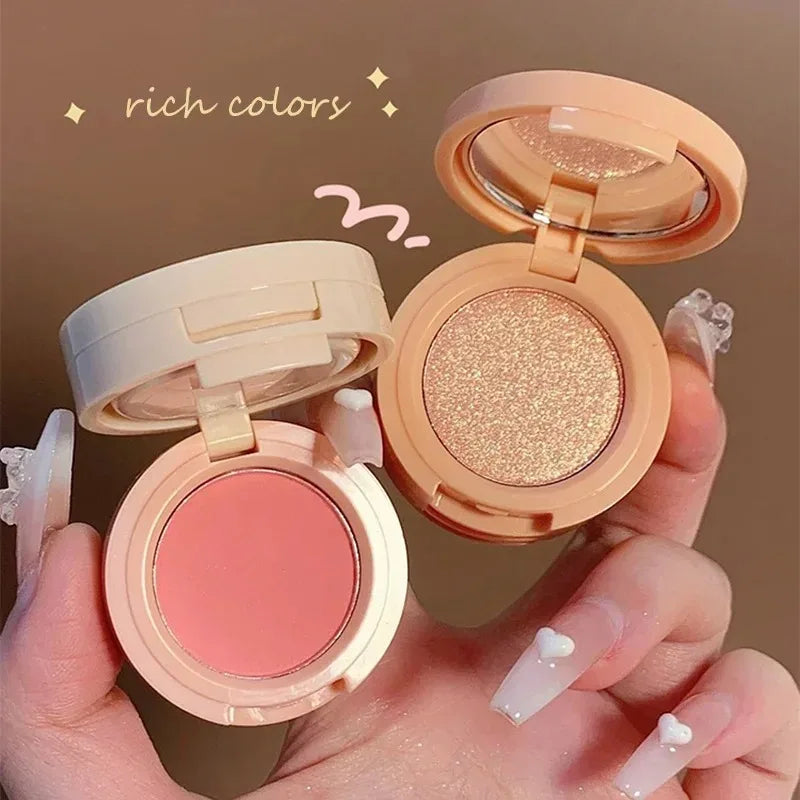 3-in-1 Bronzer, Blush & Highlighter Palette – Shimmer & Matte Glow
