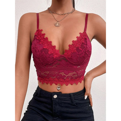Women’s Underbust Bustier Camis – Sexy Crop Top Lingerie Streetwear