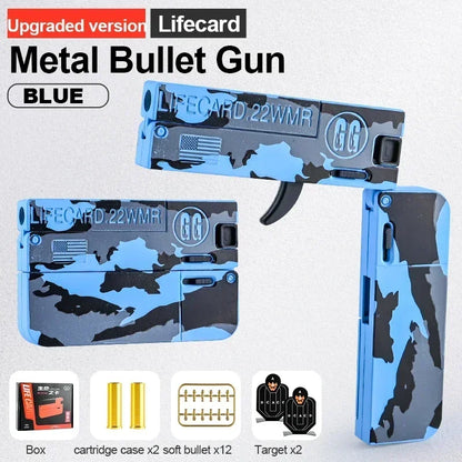 Folding Card Soft Bullet Toy Gun
