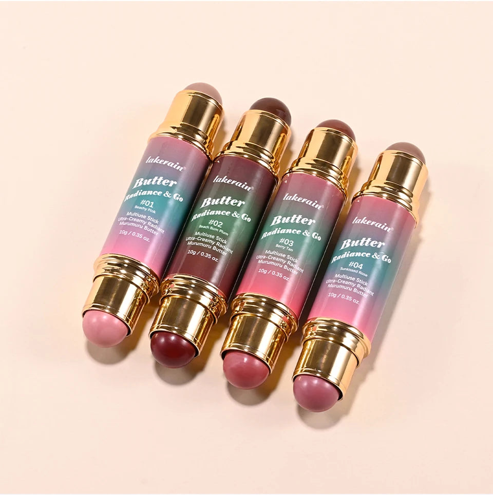 Butter Glow & Go Multiuse Stick – Dual-Ended Bronzer & Blush for Face, Eyes & Lips