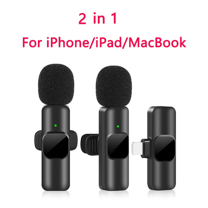 Wireless Lavalier Microphone – Pro Audio, Plug-and-Play Simplicity