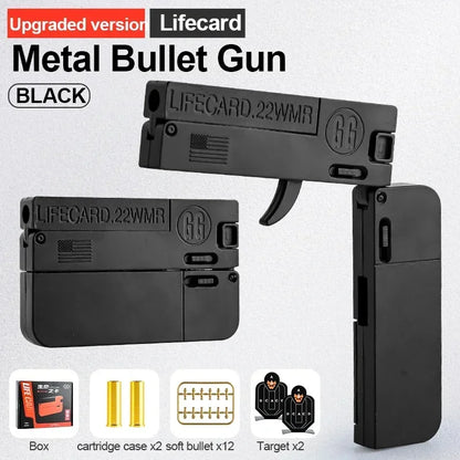 Folding Card Soft Bullet Toy Gun