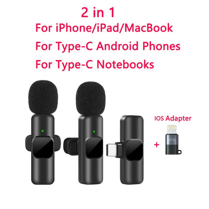 Wireless Lavalier Microphone – Pro Audio, Plug-and-Play Simplicity