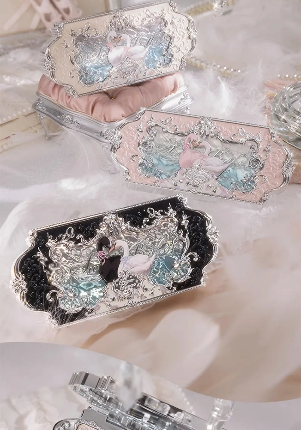Flower Knows Swan Ballet Eyeshadow Palette