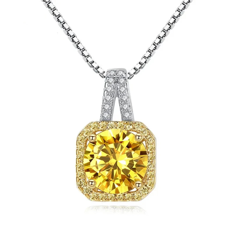 CC Cubic Zirconia Water Drop Pendant Necklace