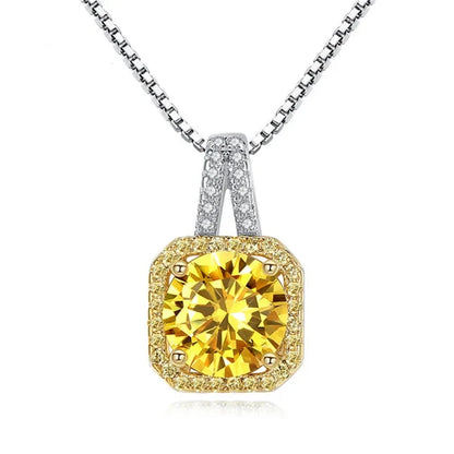 CC Cubic Zirconia Water Drop Pendant Necklace