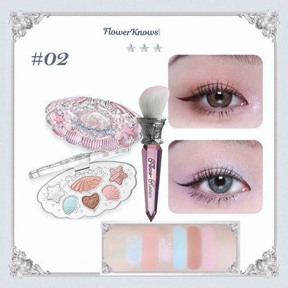 Little Angel 9-Color Eyeshadow Palette – Shimmer & Glitter Finishes