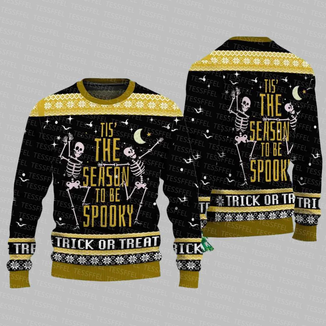 3D Christmas Cosplay Ugly Sweater – Santa, Jesus & Anime Print Holiday Pullover