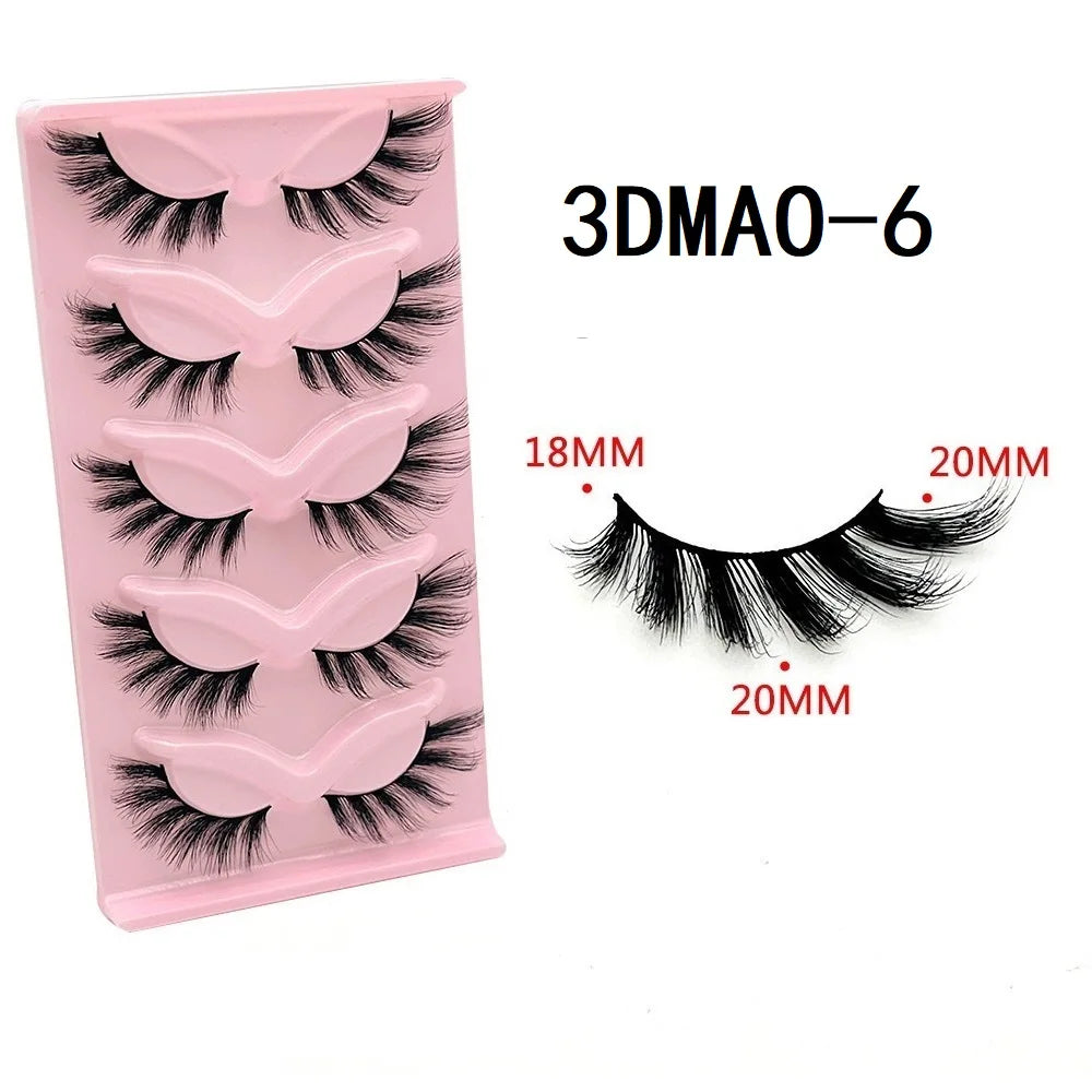 Cat Eye 3D Lashes – Fluffy, Wispy, Manga Magic