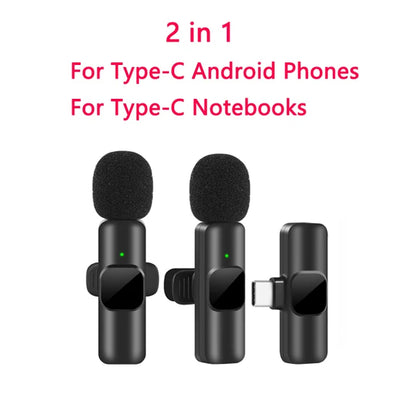 Wireless Lavalier Microphone – Pro Audio, Plug-and-Play Simplicity