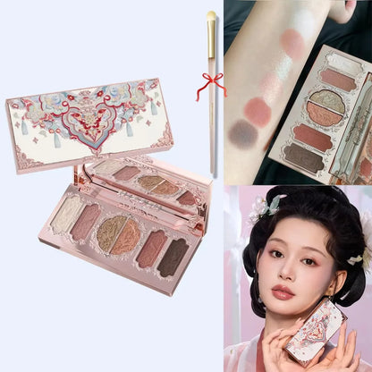 6-Color Diamond Shiny Highlighter Palette – Contour, Brighten &amp; Glow