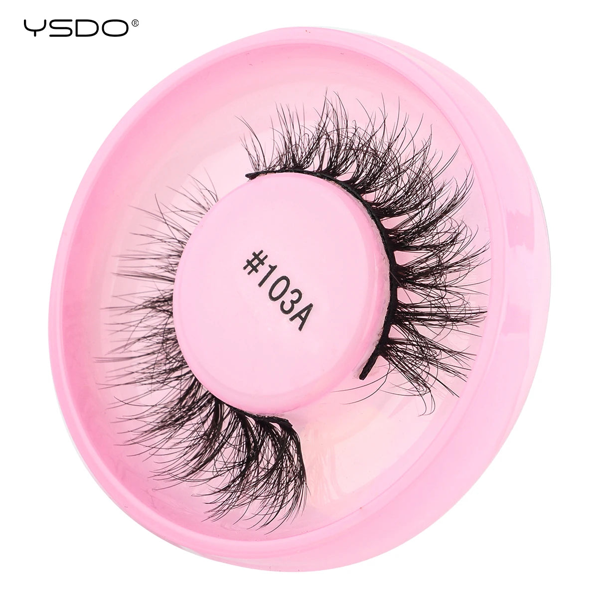 Wispy 3D Mink False Eyelashes – Natural Long, Fluffy & Reusable Strip Lashes (1 Pair)