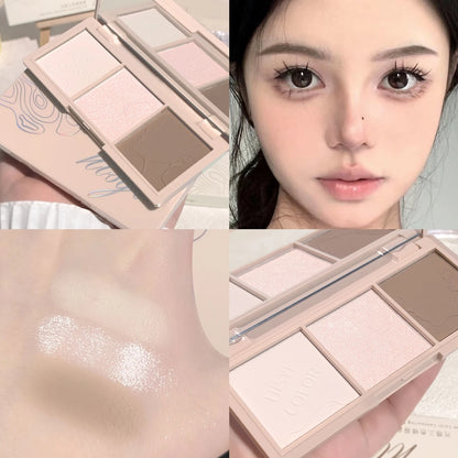 3-Color 3D Contour Highlight Palette