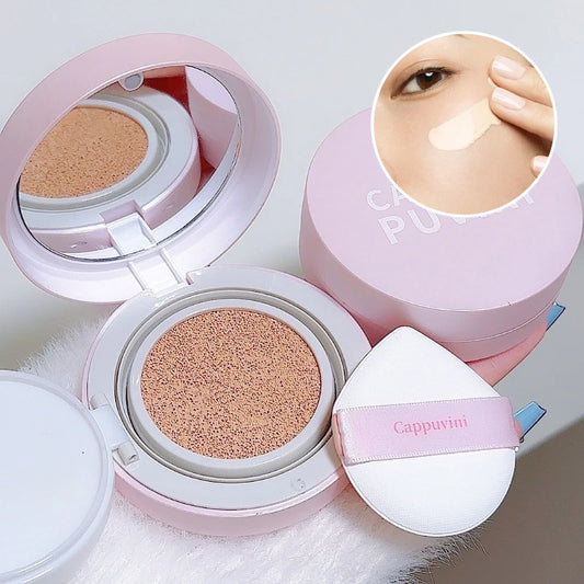 Moisturizing Concealer Air Cushion Foundation – Natural, Long-Lasting & Water-Resistant (13g)
