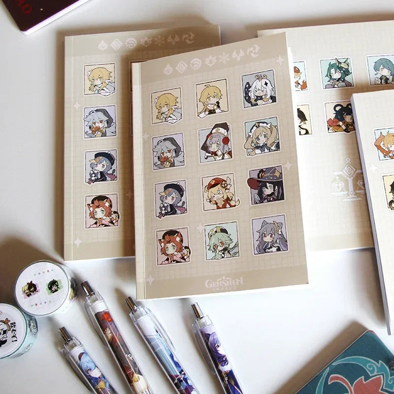 Genshin Impact Mona Notebook – Student Stationery, Cosplay Prop & Collector’s Gift