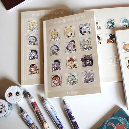 Genshin Impact Mona Notebook – Student Stationery, Cosplay Prop & Collector’s Gift